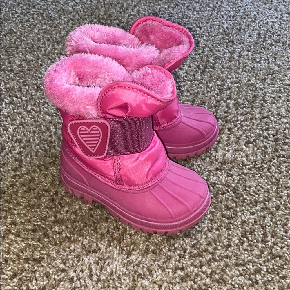 Pink Snow Boots